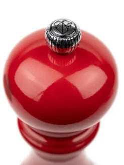 Peugeot Saveurs Paris Moulin à poivre manuel en bois, laqué rouge passion, 18 cm - 7in -><noscript><img width=