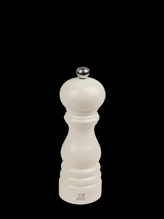 Peugeot Saveurs Paris Moulin à sel manuel en bois laqué, , 18 cm - 7in. -> Idées Cadeaux -50€|Moulins À Sel Et Salières