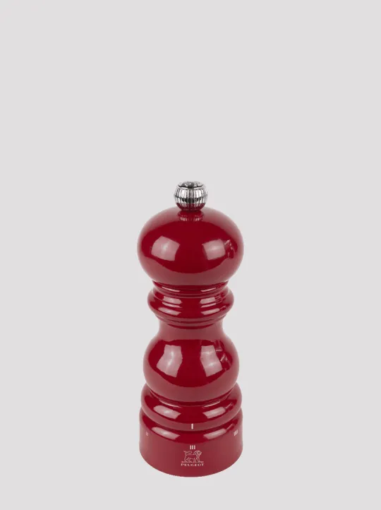 Peugeot Saveurs Paris u'select Moulin à poivre manuel u'select en bois laqué, rouge passion, 15 cm - 6in -> Idées Cadeaux -50€|Envie De Couleurs