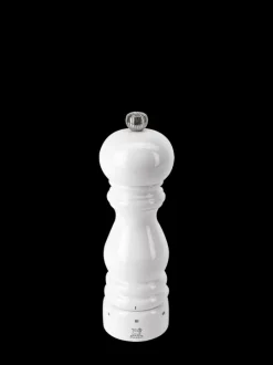 Peugeot Saveurs Paris u'select Moulin à sel manuel en bois u'select laqué blanc 18 cm -> Idées Cadeaux -100€|Moulins À Sel Et Salières