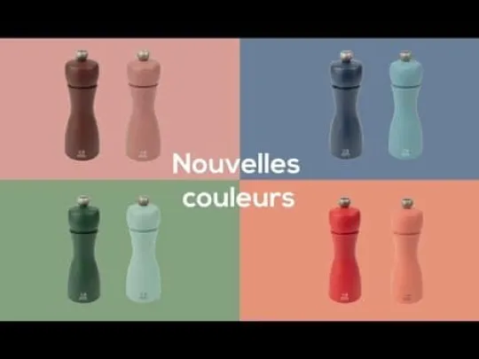 Peugeot Saveurs Tahiti Duo de moulins à poivre et à sel manuels en bois, , 15 cm -> Envie De Couleurs|Duos Et Combi 2 En 1
